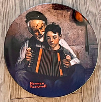 Vintage Norman Rockwell Music Maker Collector's Plate (No Box)