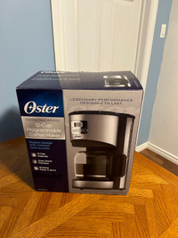 $65 - Brand New Oster 12 cups stainless Steel Programmable Coffe