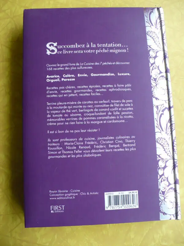 THE 7 SINS CUISINE (168 RECIPES) M-C FRÉDÉRIC-T. ROUSSILLON.62863258676994121