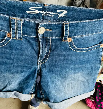Woman’s Jean shorts. size 30 Brand is Sevens, View more
