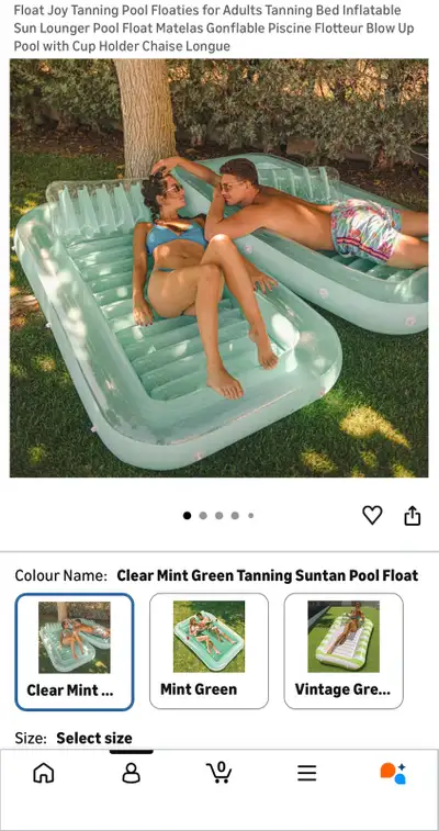 Tanning Pool Floaties for Adults Tanning Bed Inflatable Sun Lounger Pool Float Matelas Gonflable Pis...