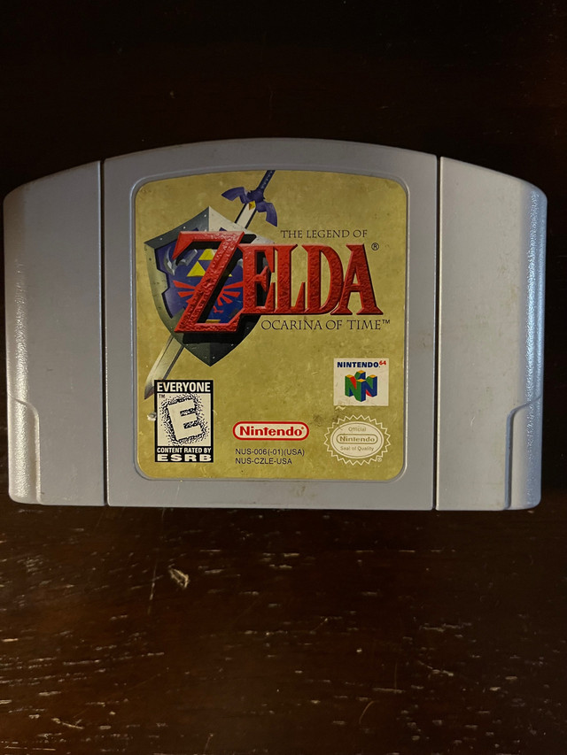 Jeux Zelda Ocarina of time. Nintendo 64. En bonne condition dans Consoles classiques  à Longueuil/Rive Sud