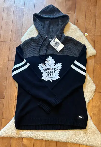 Official NHL Maple Leafs hooded sweater, View more