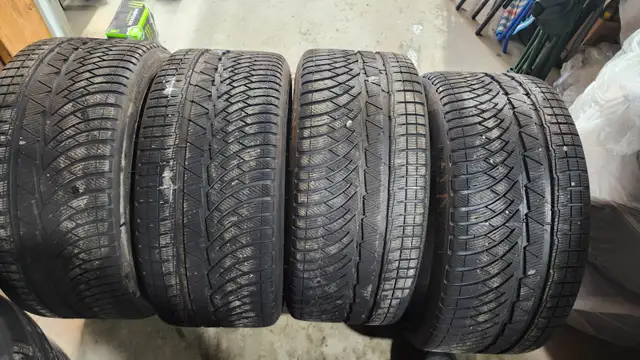 4 pneus d'hiver  Michelin pilot alpin in Tires & Rims in Shawinigan - Image 5