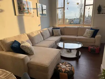 “Must go - relocating “- Elite Sofa Designs “Moberly” Sectional, View more