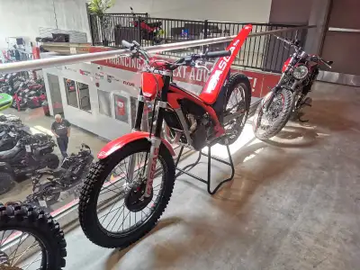 Up for grabs is the brand new GasGas 2023 TXT 250 Racing, a trials motorcycle designed for precision...