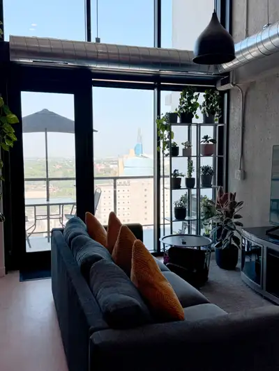 2 Bedroom, 1 Bathroom Loft