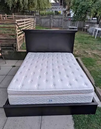 Never Used | Full size bed frame - Mattress / Cash on delivery , View more