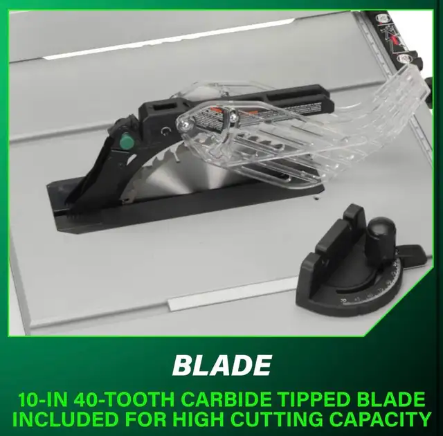 Metabo HPT Table Saw, 10” Carbide Tipped Blade, 35” Rip Capacity in Power Tools in Markham / York Region - Image 7