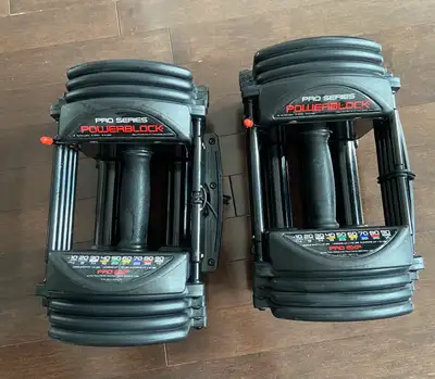 PowerBlock Pro EXP Adjustable Dumbbells (Pair) | 5–50 lbs Each |, View more