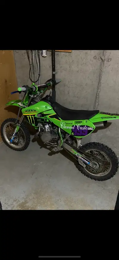 2007 Kawasaki KX 65. Brand new engine rebuild from Conlon Motor Sports in Fort Mcmurray (paperwork t...