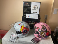 “New” Motorcycle Half and Full Helmets