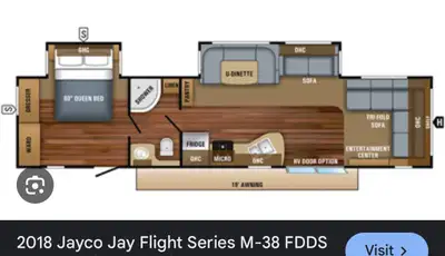 One owner, non-smokers. Sleeps 6+ Queen bed in bedroom. L-shaped sofa converts to bed U-shaped dinet...