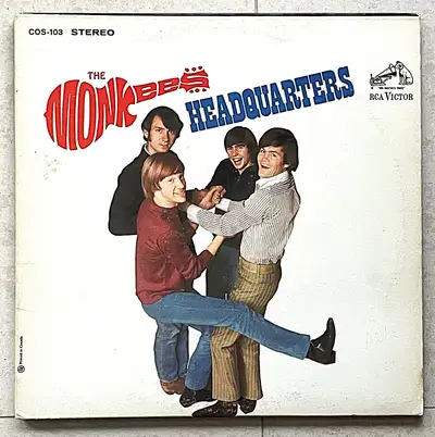 RARE STEREO “ beard cover” 1967 VINYL LP ~ THE MONKEES~ *HEADQUA, View more