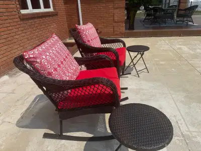 Wicker Patio Rocking Chairs, View more