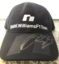 Ralf Schumacher autograph BMW F1 cap 