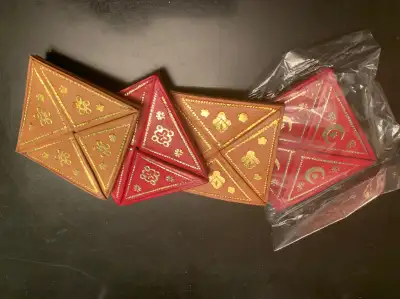 Leather change purses/wallets made of Moroccan handicraft. Unique! Brand new! $20 each Porch Pick Up...