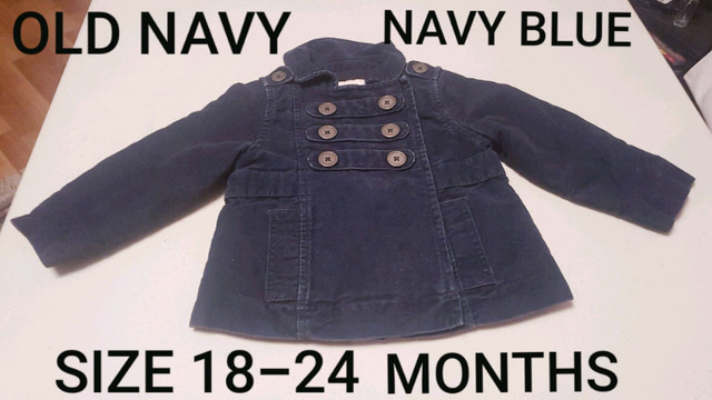 OLD NAVY- NAVY BLUE 18-24 MONTH PETTICOAT JACKET in Clothing - 18-24 Months in London