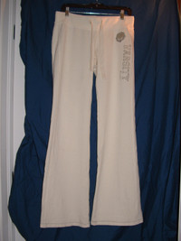 NWT women's cream flare sweatpants