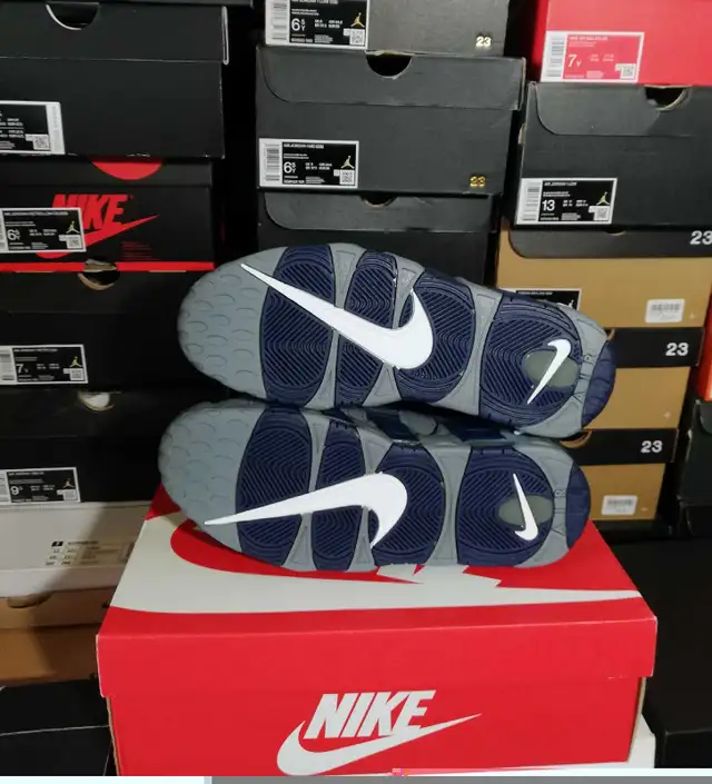 NIKE AIR MORE UPTEMPO '96 MIDNIGHT NAVY MEN'S SZ11 BRAND NEW  in Men's Shoes in Windsor Region - Image 11