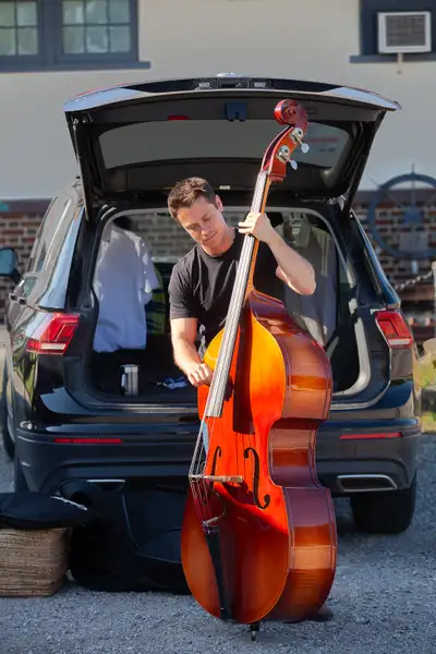 Carved Top Czech Made Double Bass, View more