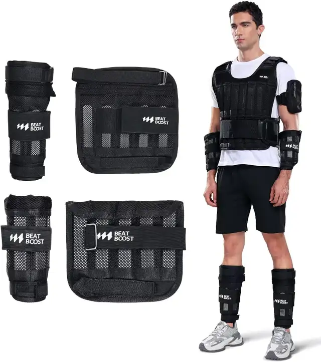 Ankle Wrist Weights for Women Men 10lb/15lb/20lb/25lb Adjustable