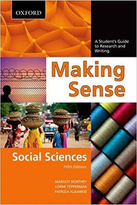 Making Sense in Social Sciences, A Student's Guide.. 5th Edition