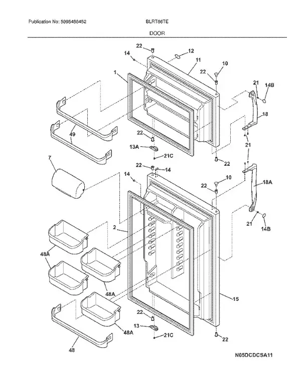 Divers Pieces Réfrigérateur - Refrigerator  Parts in Refrigerators in City of Montréal - Image 4