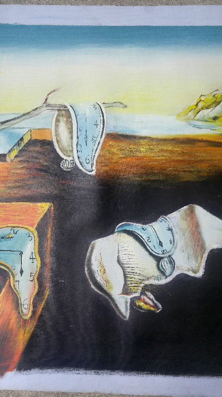 ⭐ Salvador Dali Persistence of Memory Painting Reproduction in Arts & Collectibles in City of Toronto - Image 3