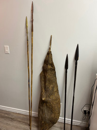 African Tribal Spears and Shield