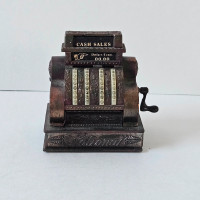 Vintage Diecast Miniature Cash Register Pencil Sharpener