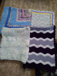 YOUR CHOICE OF NEW HAND CRAFTED BABY BLANKETS IN ORILLIA