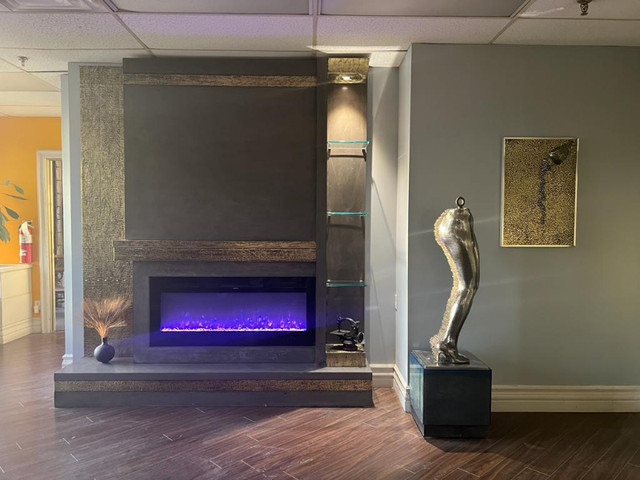 *FIREPLACE MANTEL-ON SALE-DAVARI MASTERPIECE-CUSTOM DESIGN in Fireplace & Firewood in City of Toronto - Image 2
