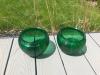 Green Beehive Planters / Pots / Vases - Set of 2