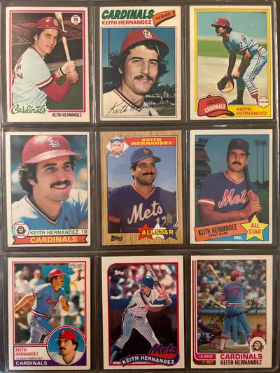 Keith Hernandez Major League Baseball Card Lot, View more