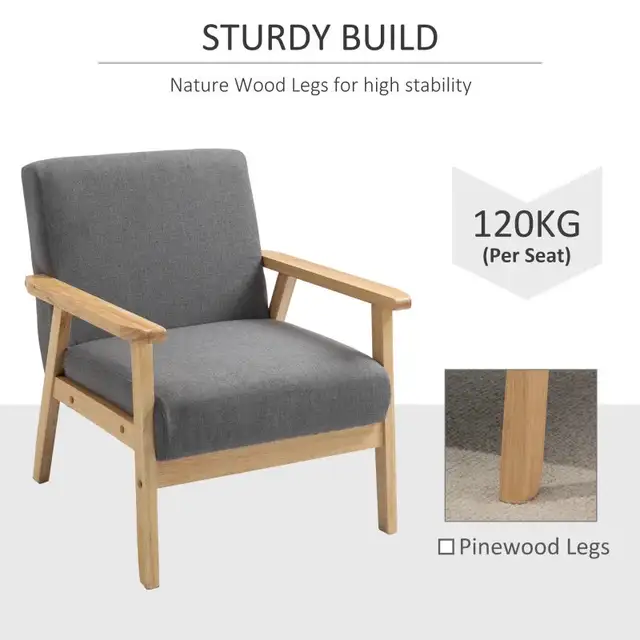 Living room chair with arms in Chairs & Recliners in Markham / York Region - Image 6