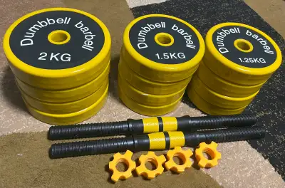 Adjustable Dumbbell Barbell Set, View more