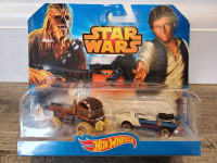 1:64 Diecast Hot Wheels Star Wars 2 Pack Chewbacca Han Solo