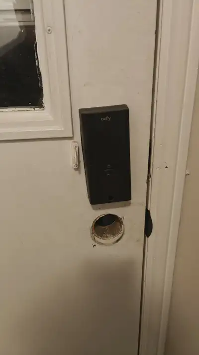I have 2 pre existing door holes that need to be 2 1/8, the original one is just a bit smaller. Door...