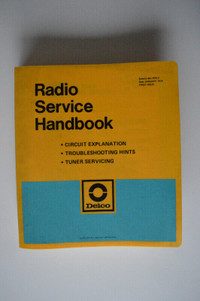 DELCO Radio Service Handbook 1975 GM