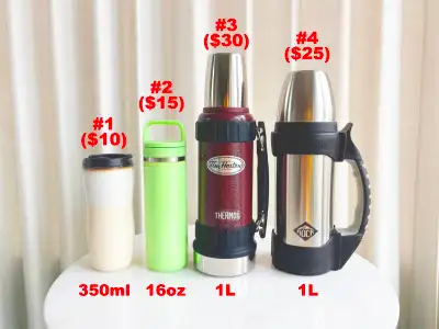 ❤️ THERMOS Tim Hortons, Davids Tea Travel Mugs ($10-$30)❤️, View more