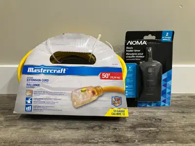 Outdoor extension cord/Timer, View more