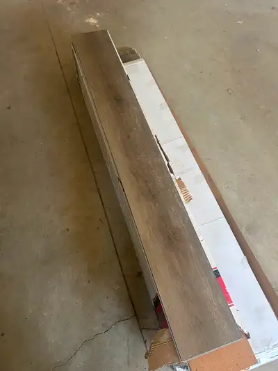 250 square feet of high end luxury plank 9” wide by 6’ long. Other options to look at as well or can...