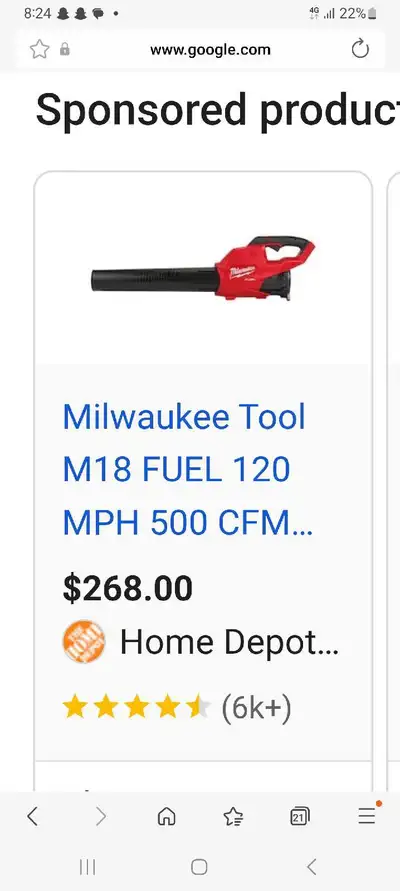 milwakee m18 blower brand new retail 300, View more