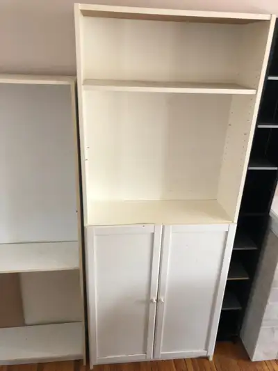 I deliver! White Bookcase Shelving Unit shelf. Qq, View more