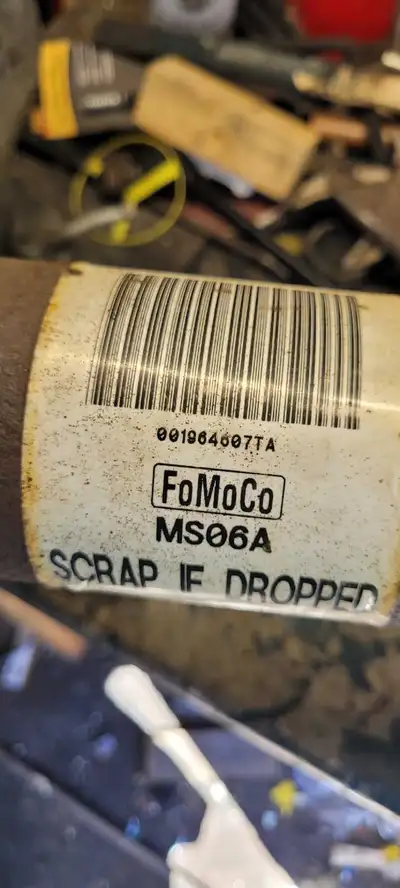 Wanted driveshaft for 2007 F150 rear wheel drive, must have good carrier bearing on it, see pictures...