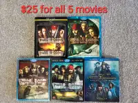 Pirates of the Caribbean Collection Blu-ray 