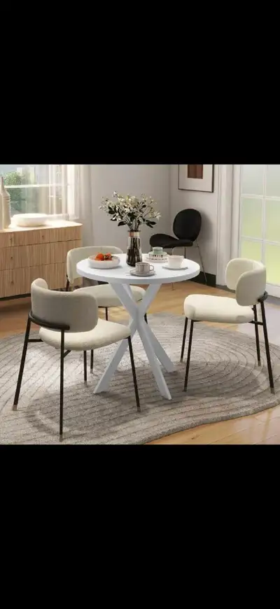 29" Dining Table, Contemporary Round Kitchen Table, View more