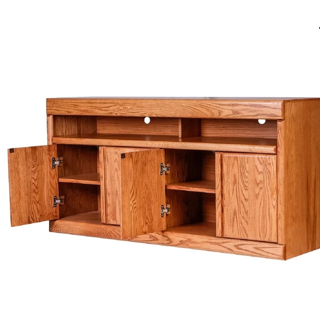 Oak TV Stand in TV Tables & Entertainment Units in Strathcona County - Image 4