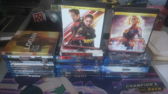 Marvel DC Blu Ray Collection + 4K dans CD, DVD et Blu-ray  à Ouest de l’Île
